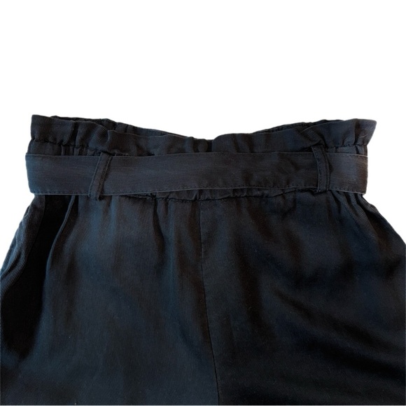 H&M Black High-Waist Tie Shorts - Picture 8 of 8